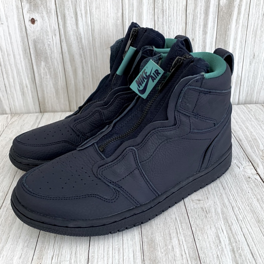Nike Air Jordan 1 Retro High Zip Blackened Blue AQ3742-403 Women's Size 8.5.